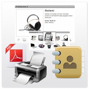 Banery + Formularz + PDF QR
