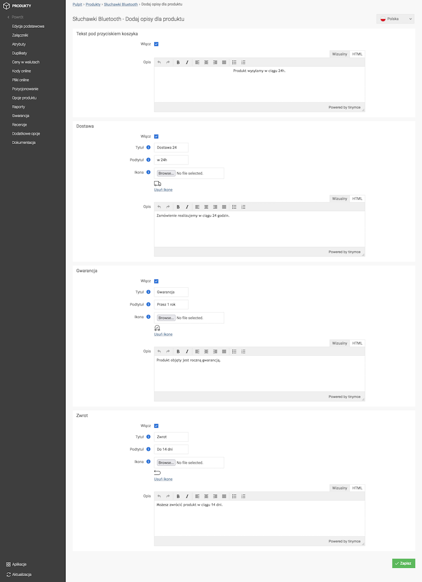 Trust and Guarantee module configuration