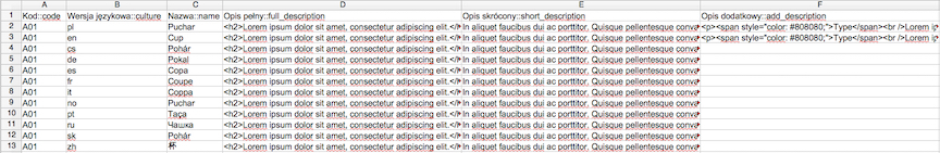 Open the file in a spreadsheet