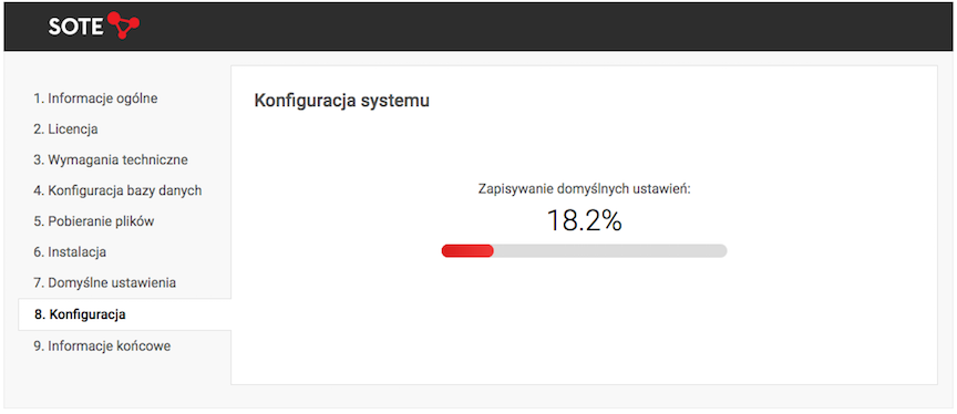 Zapisywanie konfiguracji sklepu