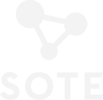 Logo SOTE pionowe czarno-białe - 150 x 146
