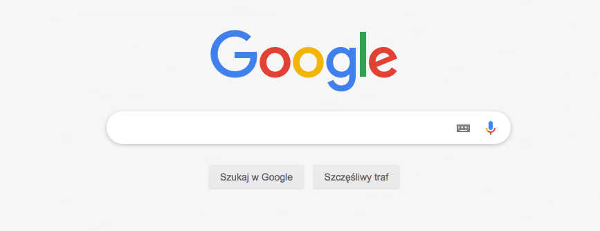 Uporządkowane dane Google wyszukiwarka