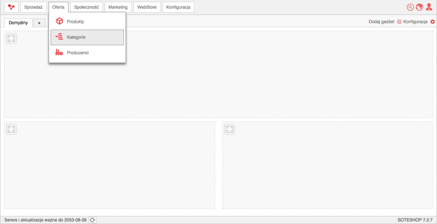 Gdzie znaleźć moduł kategorii w panelu sklepu