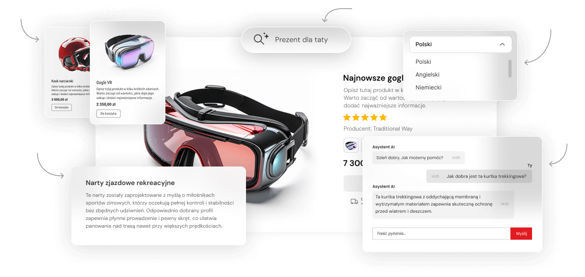 Sklep internetowy ze wsparciem AI